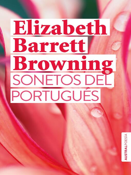 Title details for Sonetos del portugués by Elizabeth Barrett Browning - Available